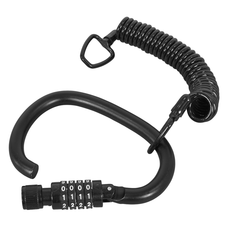 Sealey HGL02 Helmet/Gear Lock with Cable