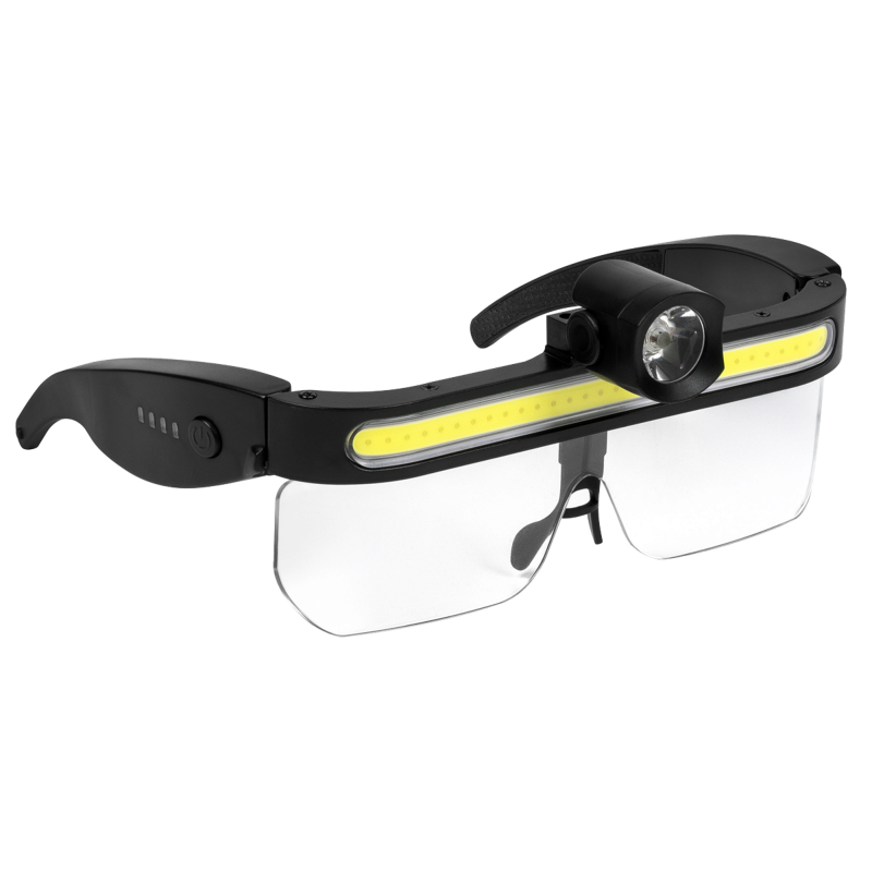 Sealey HT112R Rechargeable LED Head Torch Removable PC Lens 9W COB  5W LED