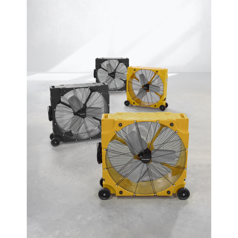 Sealey HVD36110VPM Premier 36 Industrial High Velocity Rotomould Drum Fan 3-Speed 110V