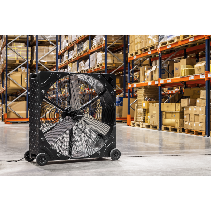 Sealey HVD42PM Premier 42 Industrial High Velocity Rotomould Drum Fan 3-Speed 230V