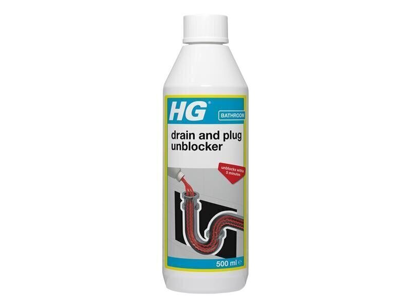 H G Drain and Plug Unblocker 500ml