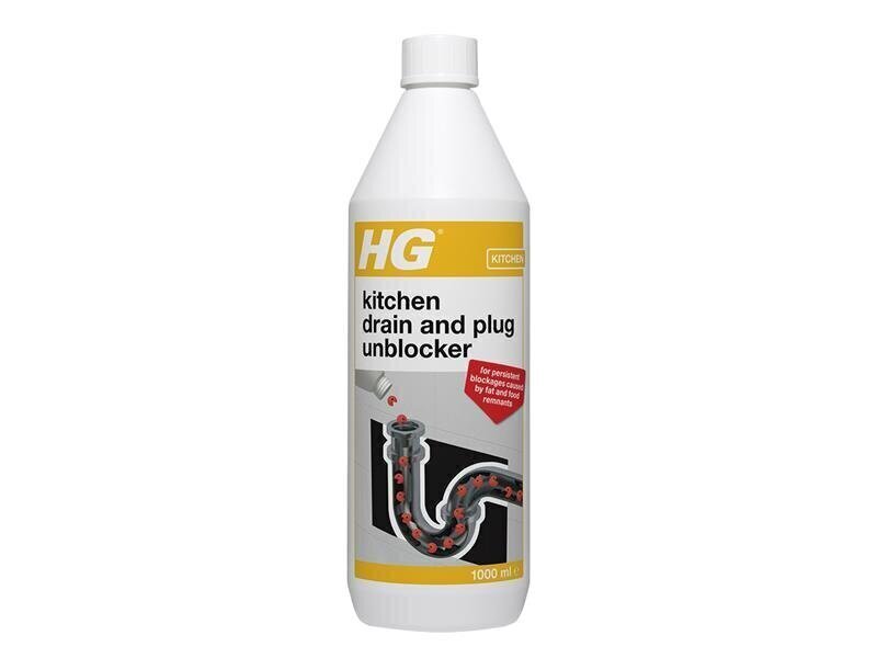 H G Kitchen Drain and Plug Unblocker 1 litre