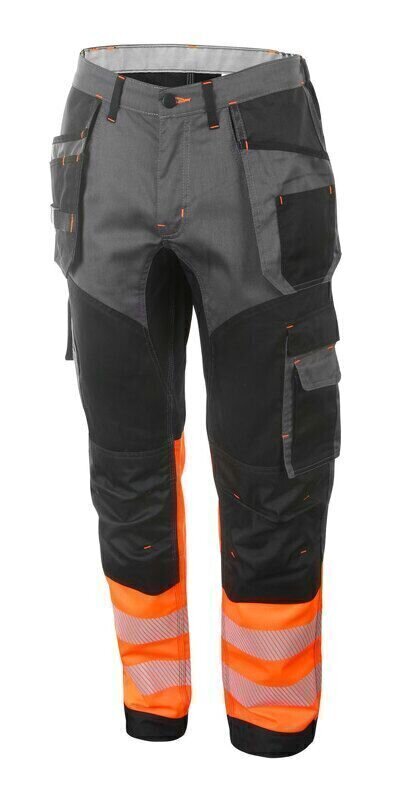 Hi-Vis Two Tone Trousers Orange/Black 32T Cert Code: TTT