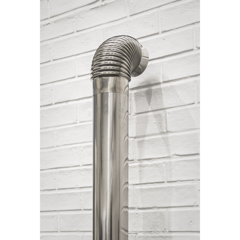 Sealey IREX3 Stainless Steel Exhaust/Flue 90 Bend for IR13/IR16 100mm