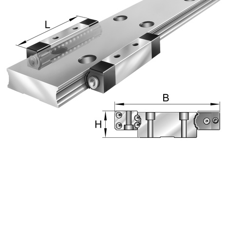 KUVS13-B INA Linear Recirculating Ball Bearing Unit