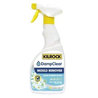 Kilrock DampClear Active Mould Remover Foaming Spray 500ml