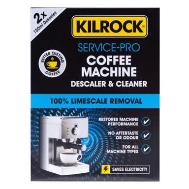 Kilrock Service-Pro Coffee Machine Descaler  Cleaner 150ml (Pack of 2)