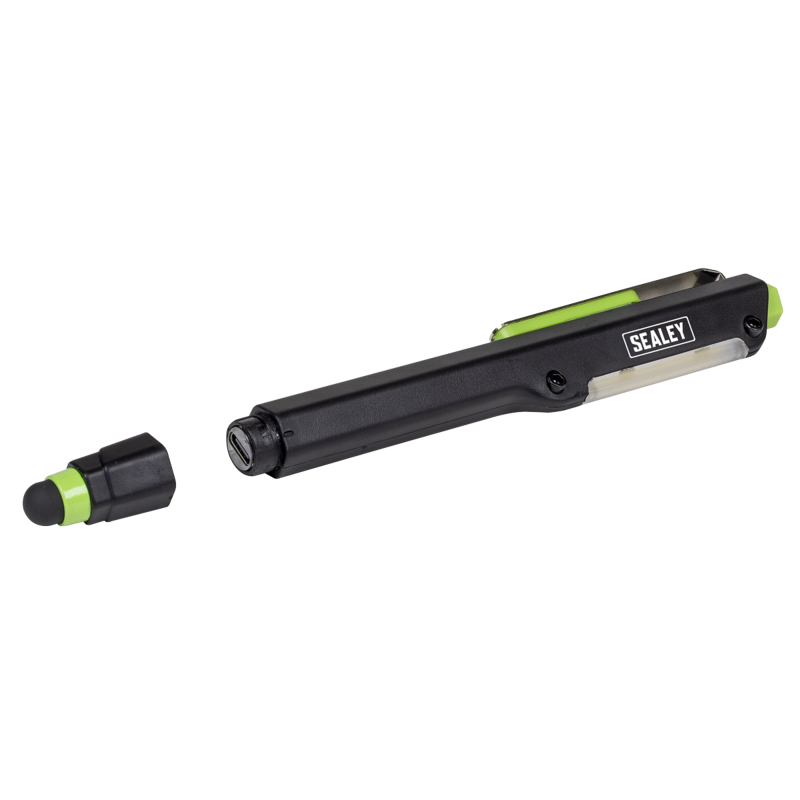 Sealey LED126 Rechargeable Penlight Touchscreen Stylus 4W COB LED