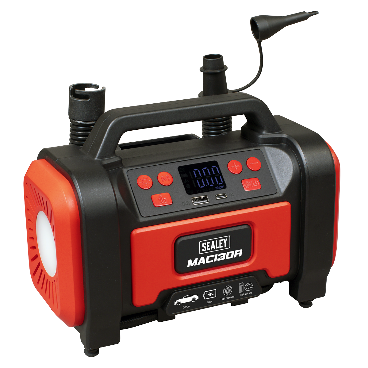 Sealey MAC13DR Rechargeable Tyre Inflator  Hi...