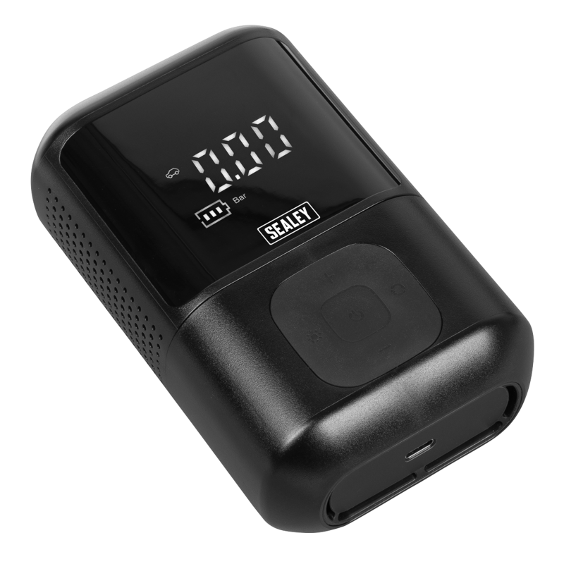 Sealey MAC24 Temporary Puncture Repair Kit Rechargeable Tyre Inflator