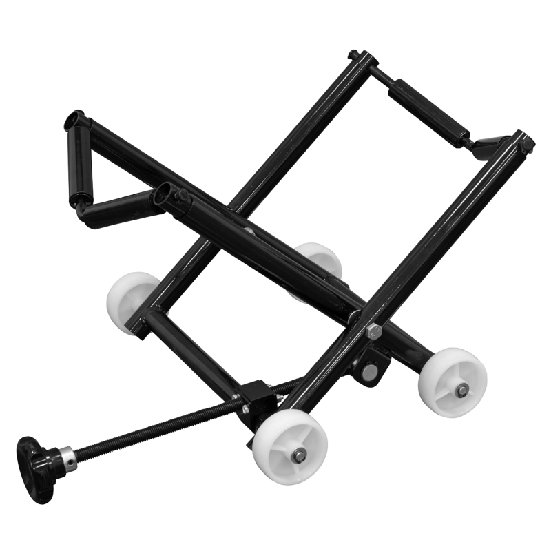 Sealey MCWL Motorcycle Wheel adjustable Support With Rollers