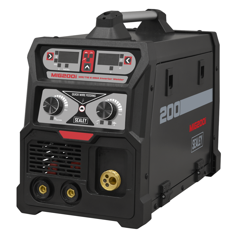 Sealey MIG200i MIG/TIG MMA (ARC/STICK) Inverter Welder 200A