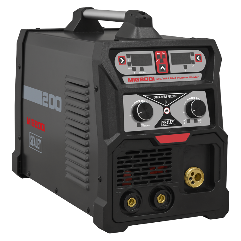 Sealey MIG200i MIG/TIG MMA (ARC/STICK) Inverter Welder 200A