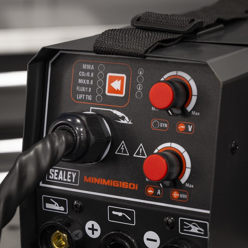 Sealey MINIMIG160i MIG/TIG  MMA (ARC/STICK) Inverter Welder 160A 230V
