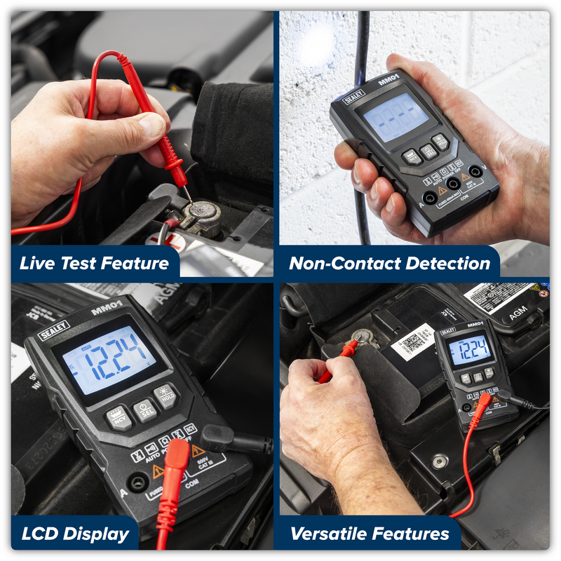 Sealey MM01 Auto-Ranging Digital Multimeter 6-Function