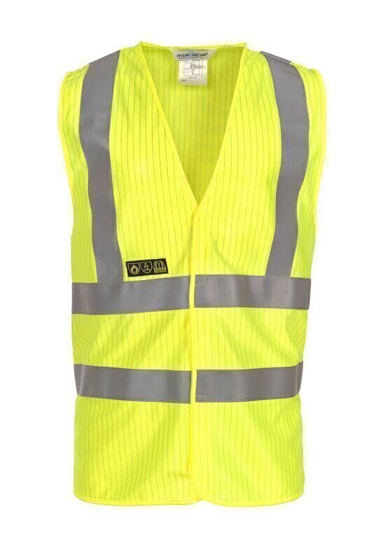 Mably High Visibility Flame Retardant Anti-Static Waistcoat Saturn Yellow L/XL