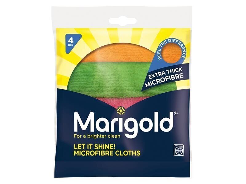 Marigold Let It Shine Microfibre Cloths x 4