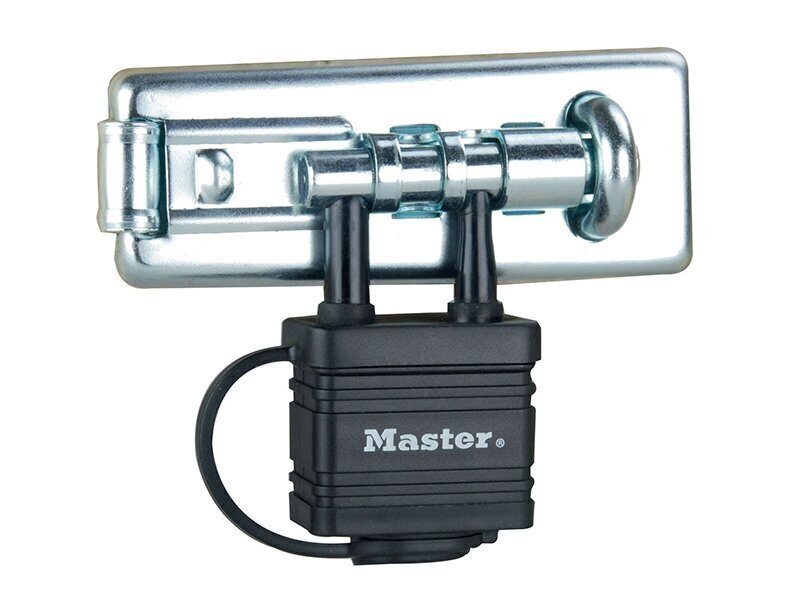 Master Lock Bolt Hasp with Integrated Lock 110mm
