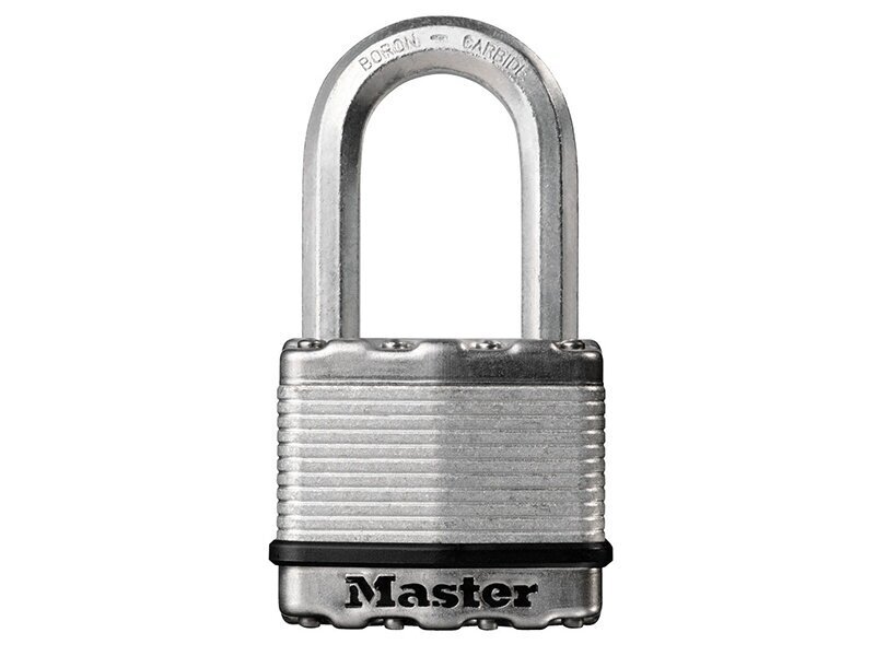 Master Lock Excell Laminated Steel 64mm Padlock 5-Pin - 38mm Shackle