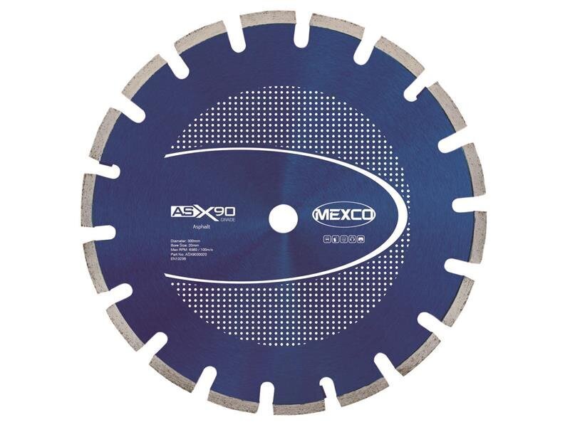 Mexco Asphalt X90 Grade Diamond Blade 300 x 20mm