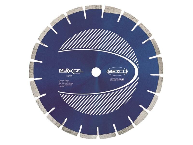 Mexco Asphalt XCEL Grade Diamond Blade 300 x 20mm