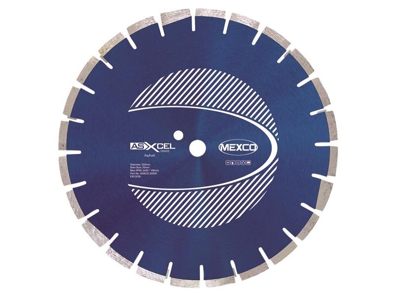 Mexco Asphalt XCEL Grade Diamond Blade 350 x 20mm