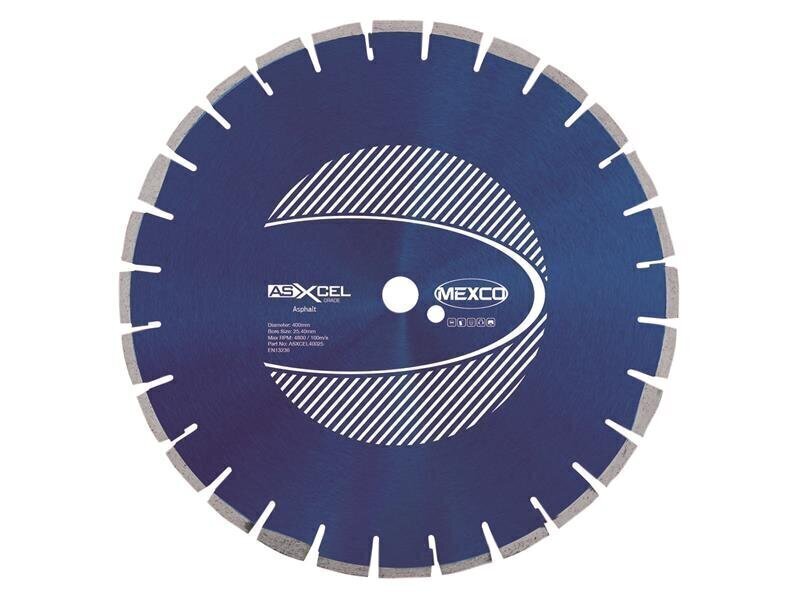 Mexco Asphalt XCEL Grade Diamond Blade 400 x 25.4mm