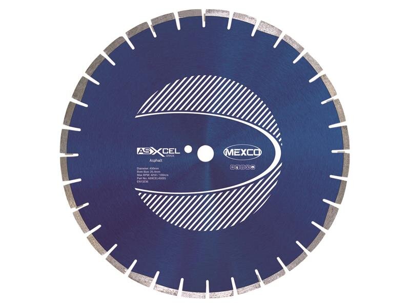 Mexco Asphalt XCEL Grade Diamond Blade 450 x 25.4mm