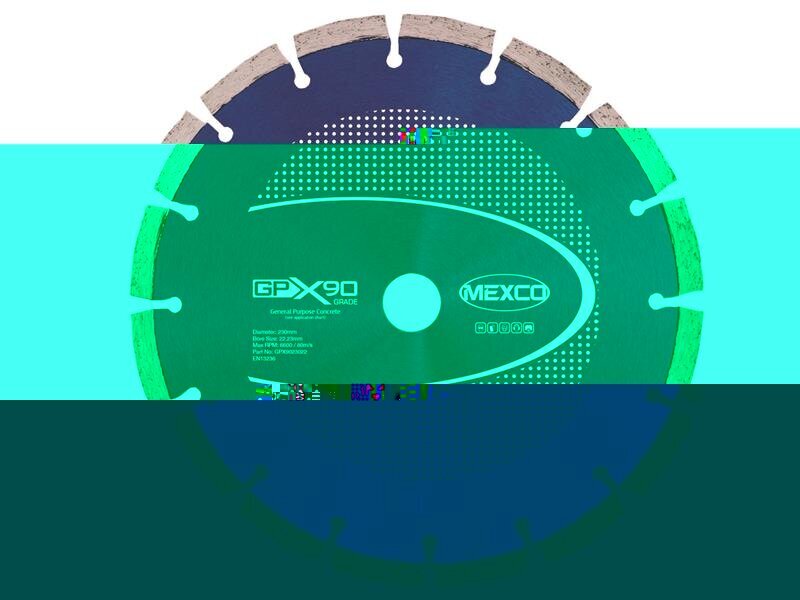 Mexco GPX90 Concrete Diamond Blade 230 x 22mm
