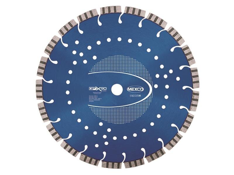Mexco GPX90 Concrete Diamond Blade 300 x 22mm