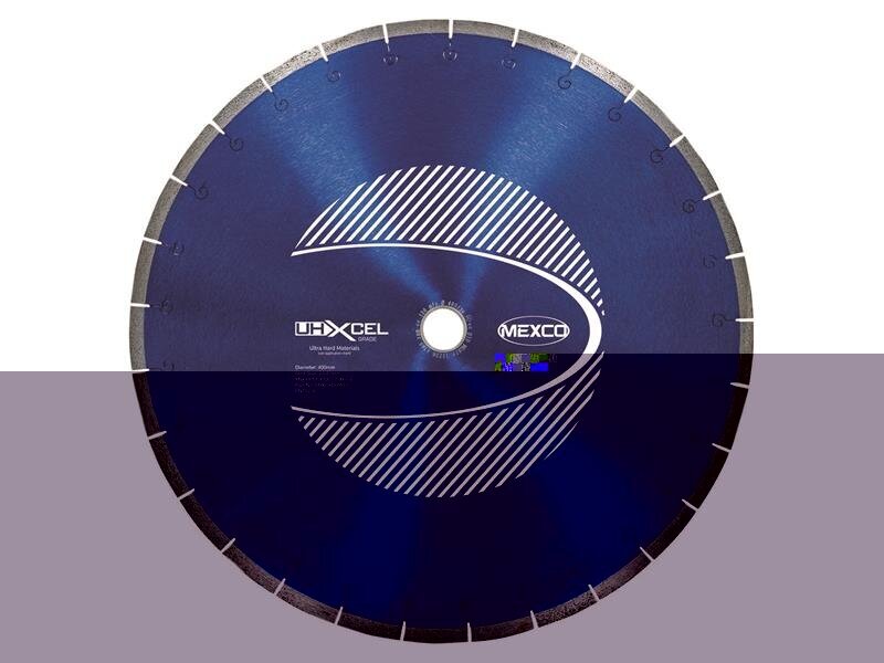 Mexco UHXCEL Ultra Hard Materials Diamond Blade 400 x 25.4mm