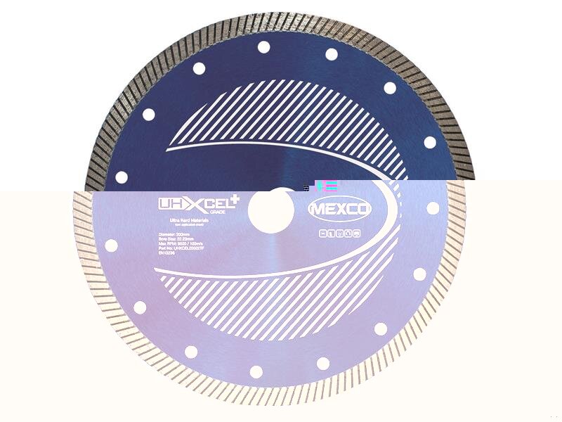 Mexco UHXCEL Ultra Hard Plus Diamond Blade 200 x 22mm
