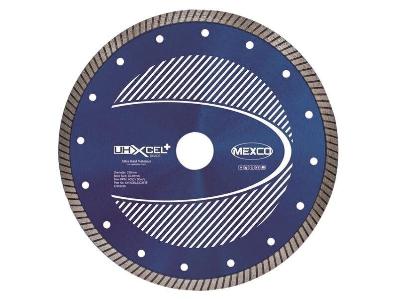 Mexco UHXCEL Ultra Hard Plus Diamond Blade 230 x 25.4mm