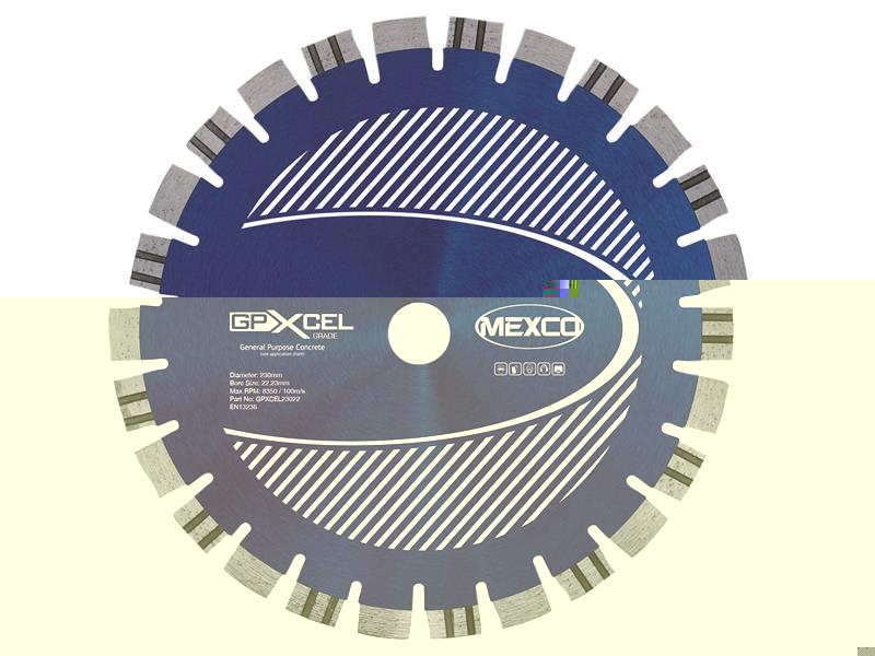 Mexco XCEL GRADE Concrete Diamond Blade 250 x 22mm