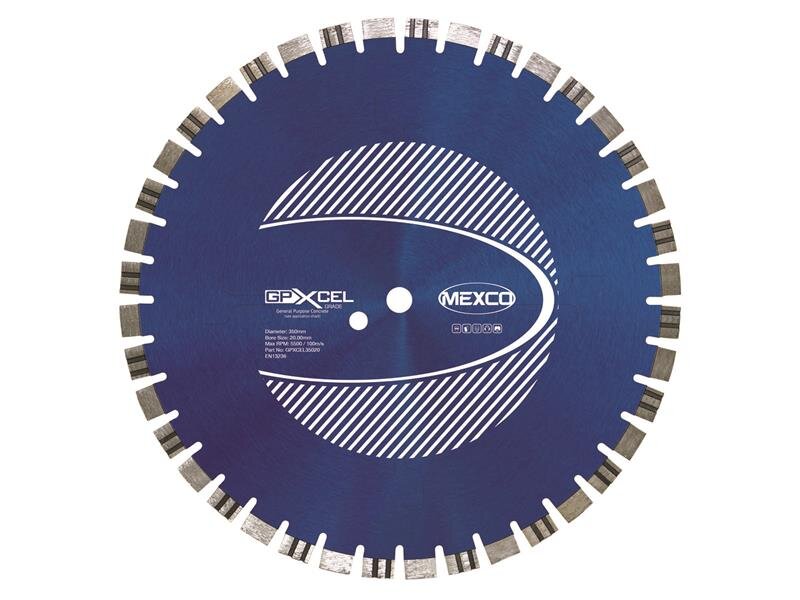 Mexco XCEL GRADE Concrete Diamond Blade 350 x 20mm