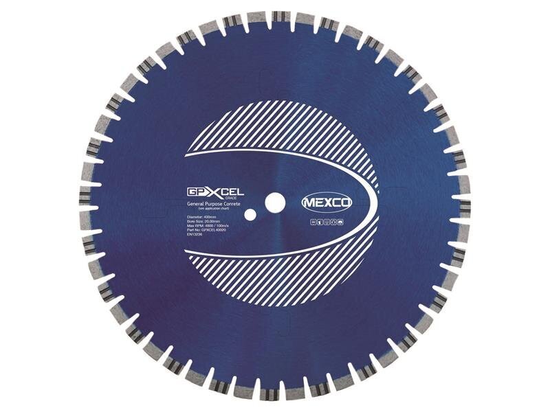 Mexco XCEL GRADE Concrete Diamond Blade 400 x 20mm