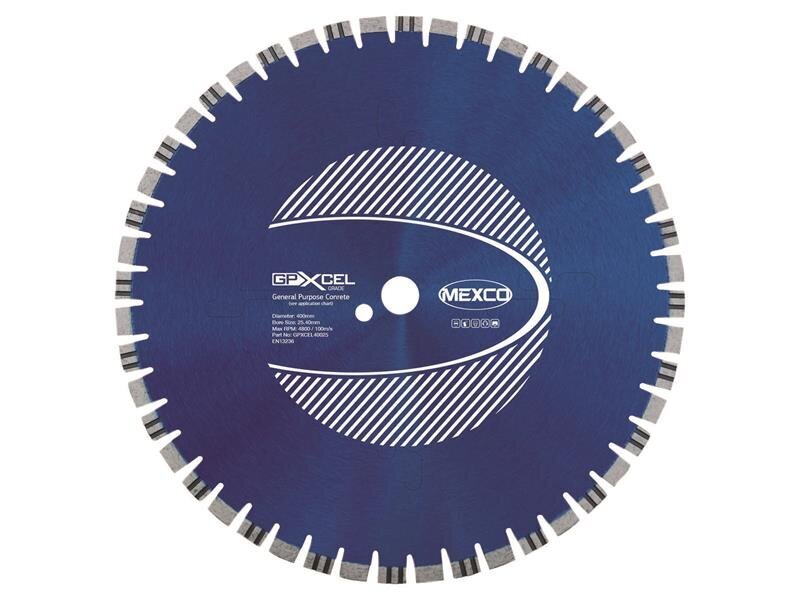 Mexco XCEL GRADE Concrete Diamond Blade 400 x 25mm