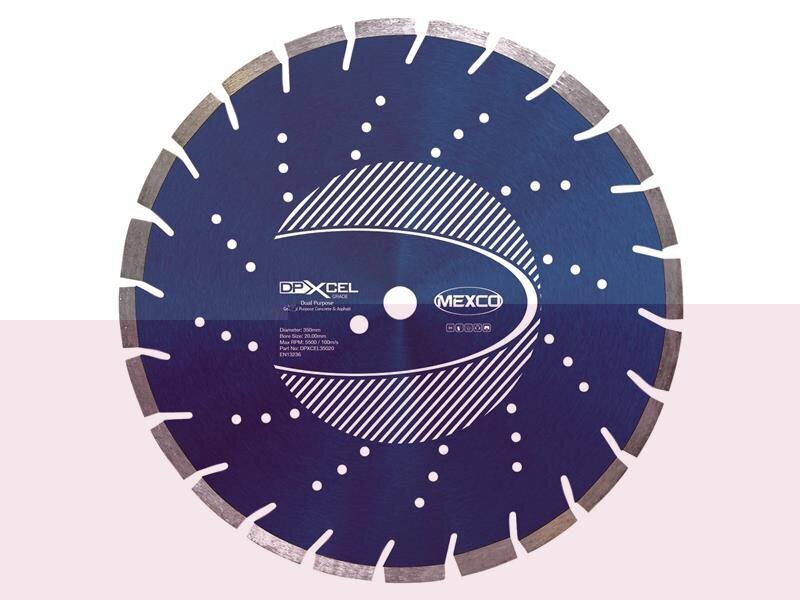 Mexco XCEL Grade Dual Purpose Diamond Blade 350 x 20mm