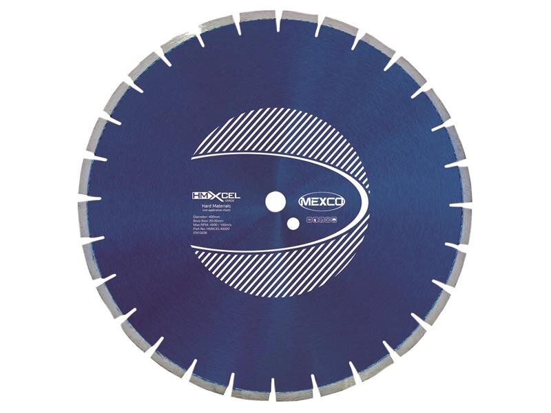 Mexco XCEL Grade Hard Materials Diamond Blade 400 x 20mm