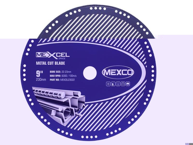 Mexco XCEL Grade Metal Cut Diamond Blade 230 x 22mm