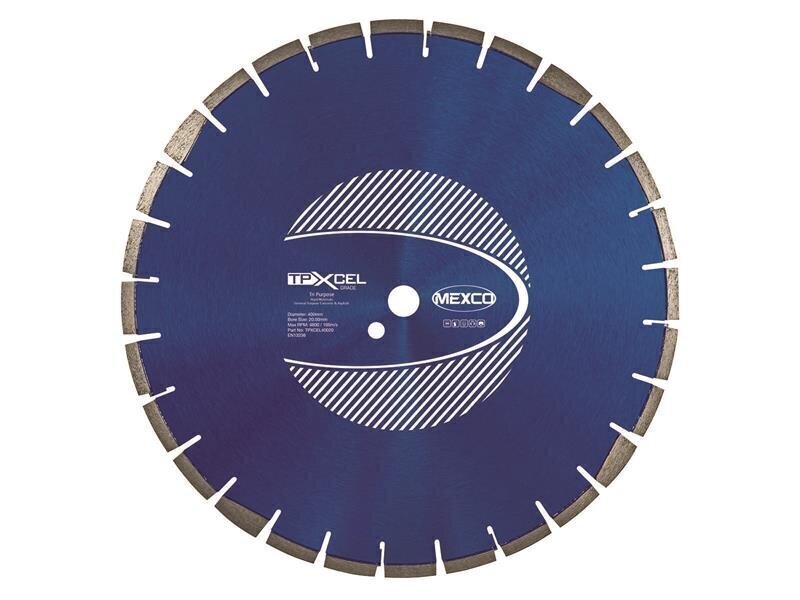 Mexco XCEL Grade Tri-Purpose Diamond Blade 400 x 20mm