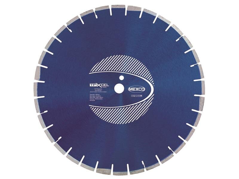 Mexco XCEL Grade Tri-Purpose Diamond Blade 450 x 25.4mm