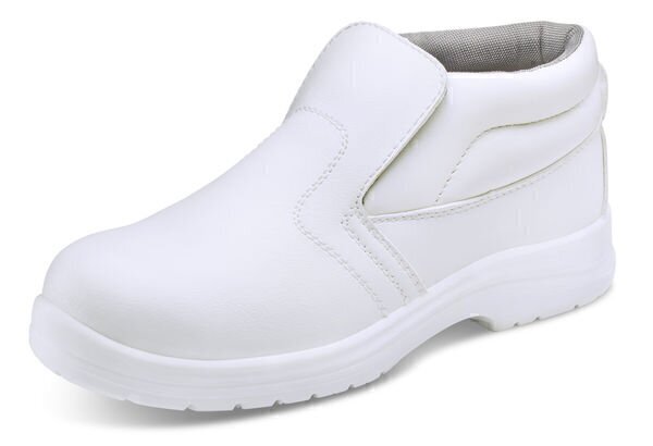 Micro-Fibre Boot S2 White Size 6.5