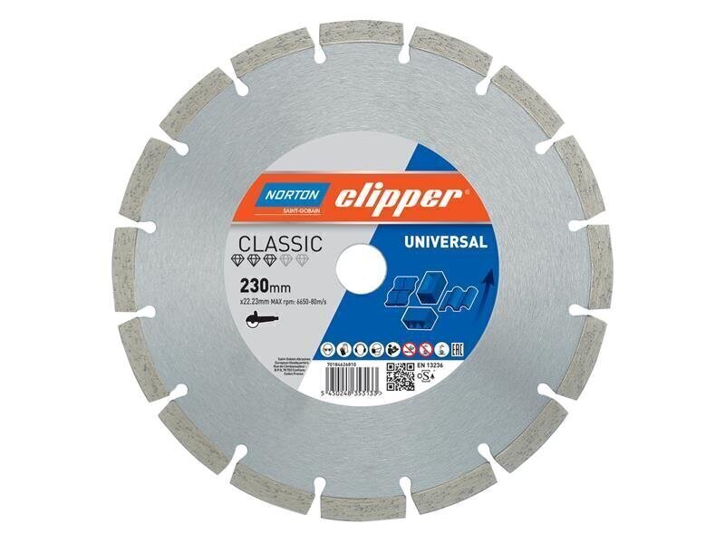 Norton Clipper Classic Universal Blue Diamond Blade 300 x 20mm