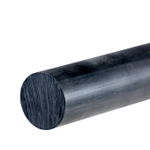 Nylon 6 Rod 100mm dia x 100mm (Black - Mos2 Lubricated) 