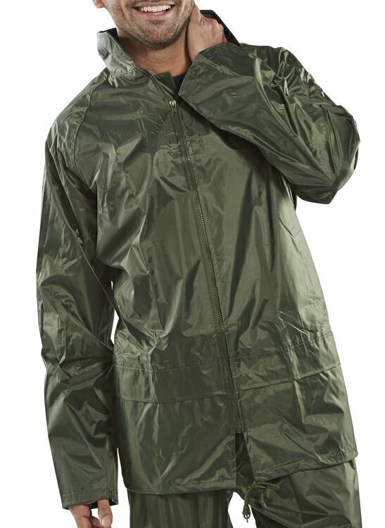 Nylon B-Dri Jacket Olive Green M