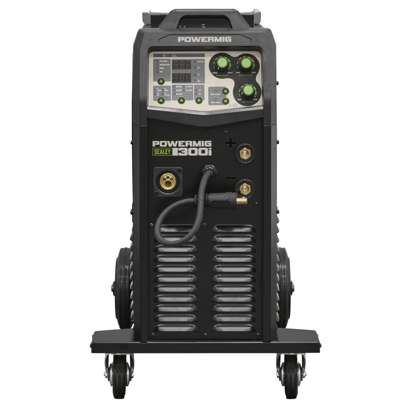 Sealey POWERMIG300i 300A Professional Gas/Gasless MIG/TIG/MMA Inverter Welder 400V 3ph