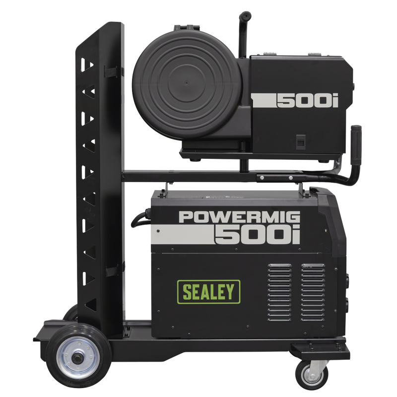 Sealey POWERMIG500i 500A Professional Gas/Gasless MIG/TIG/MMA Inverter Welder With Portable Wire Feeder 400V/3ph