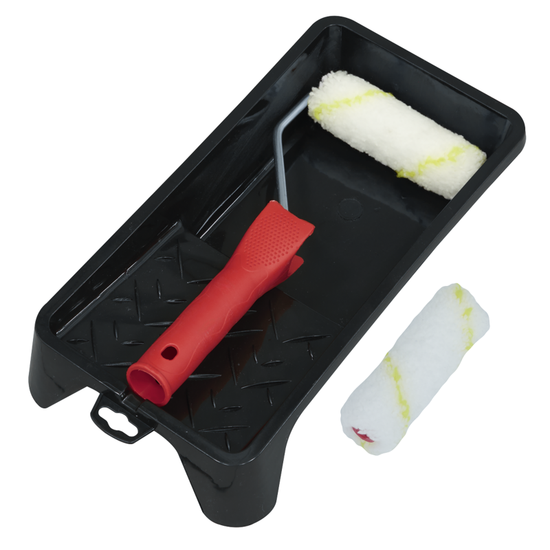 Sealey PR4 4 Paint Roller Set with Tray