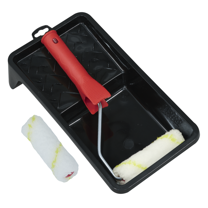 Sealey PR4 4 Paint Roller Set with Tray